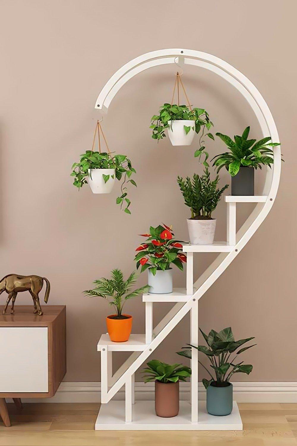 4 tier Myrna Free Form Multi Tiered Plant Stand