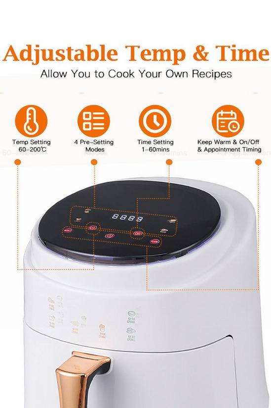 Living and Home 8L Digital Touchscreen Air Fryer with 4 Menus & Insulation Function 5