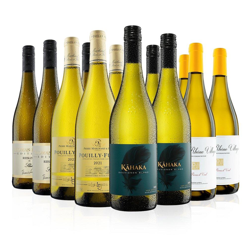 Premium White Wine Selection 12 Bottles (75cl)