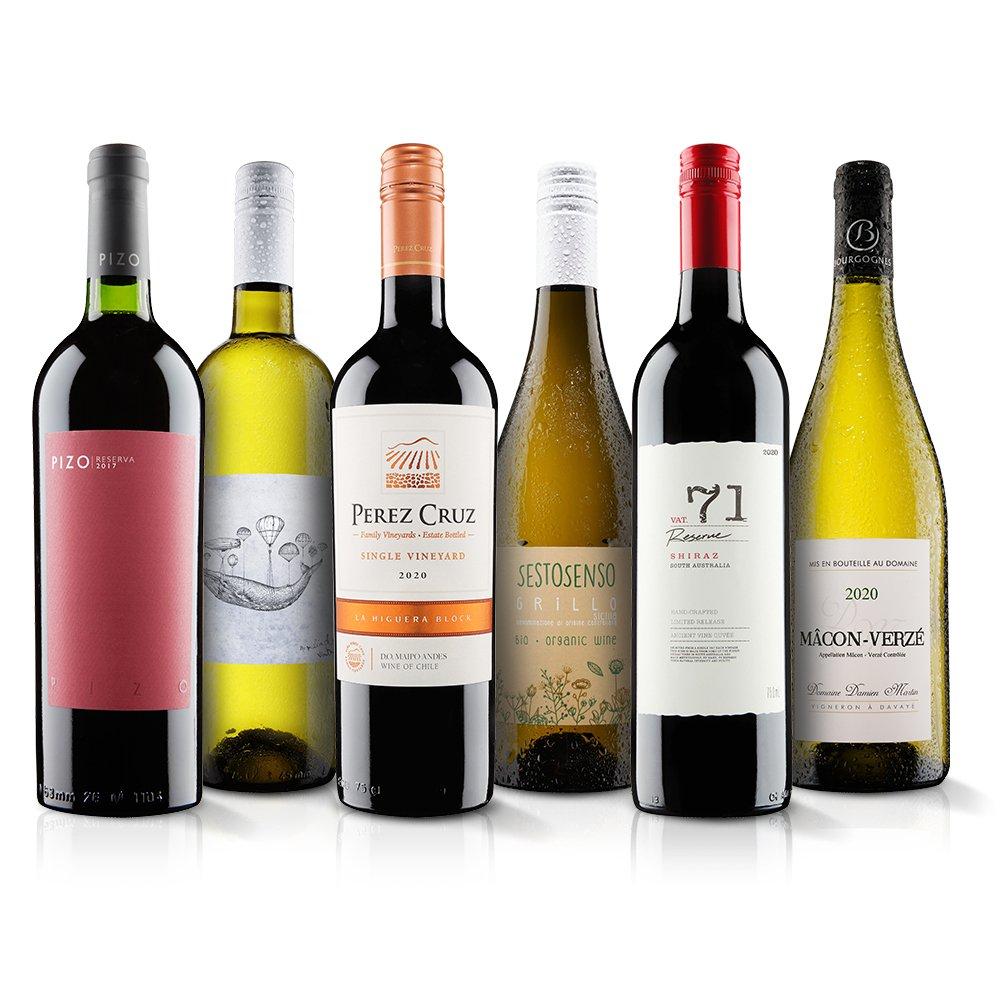 Premium Mixed Wine Selection 6 Bottles (75cl)