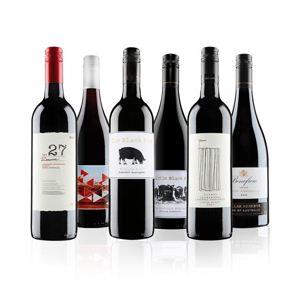 Australian Blockbusters Red Wine Case 6 Bottles (75cl)