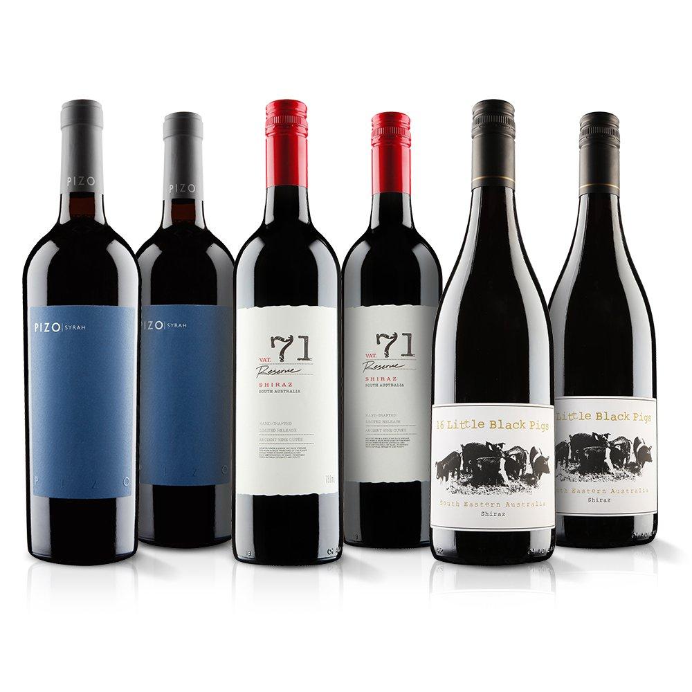 The Best Of Shiraz Red Wine Case 6 Bottles (75cl)