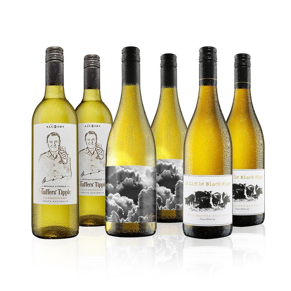Best Of Chardonnay White Wine Case 6 Bottles (75cl)