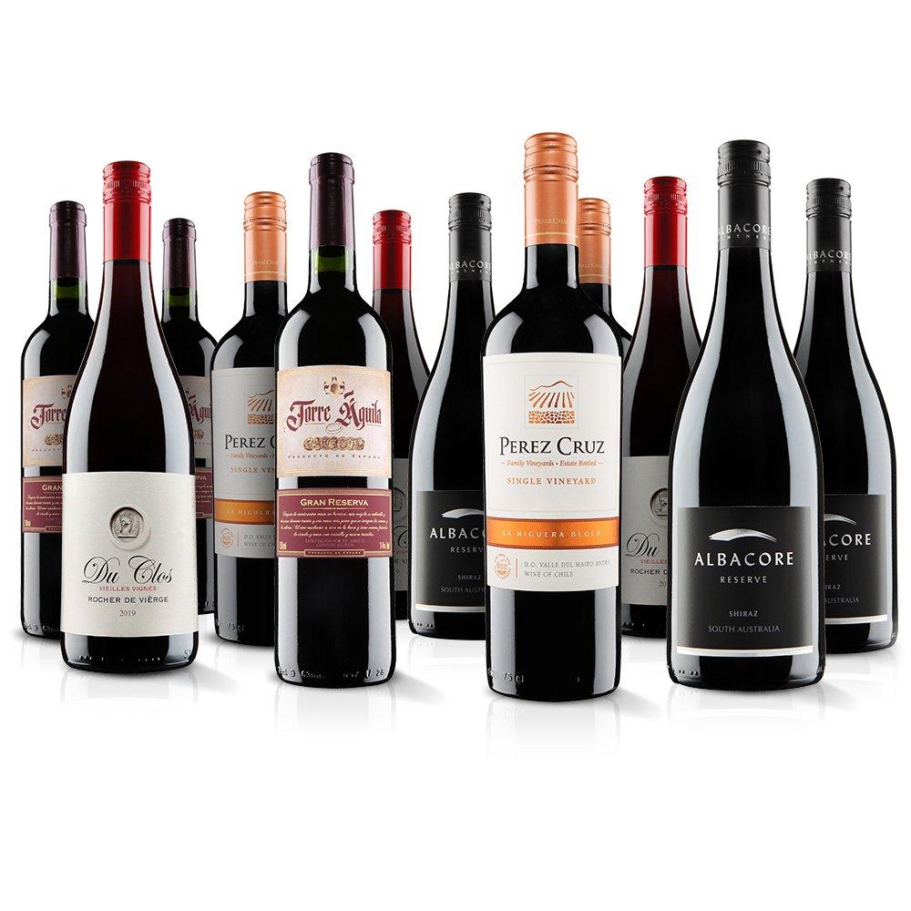 Premium Red Wine Selection 12 Bottles (75cl)