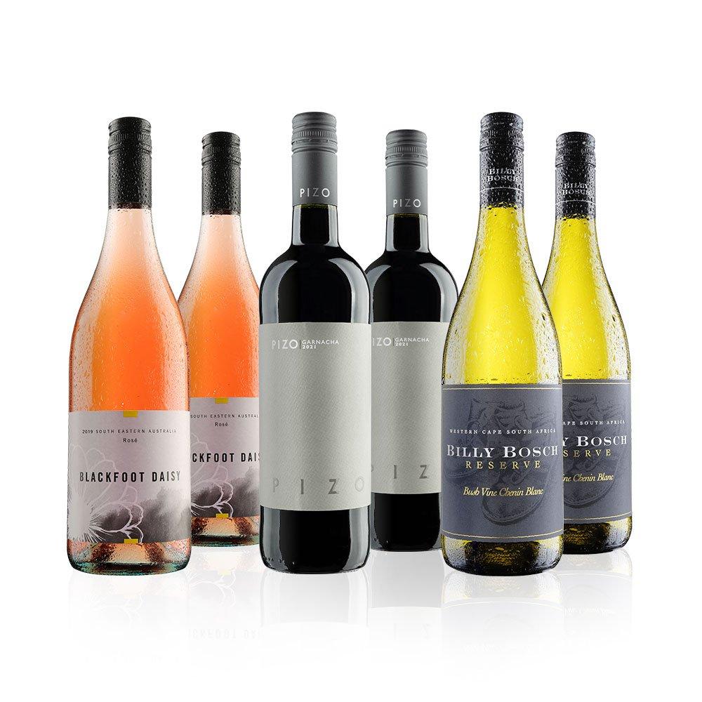 Ultimate Red, White & Rose Wine Case 6 Bottles (75cl)