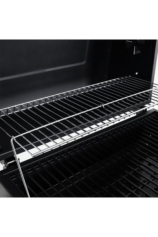 Living and Home Carbon Steel Grill Mobile Stove Charcoal BBQ 5