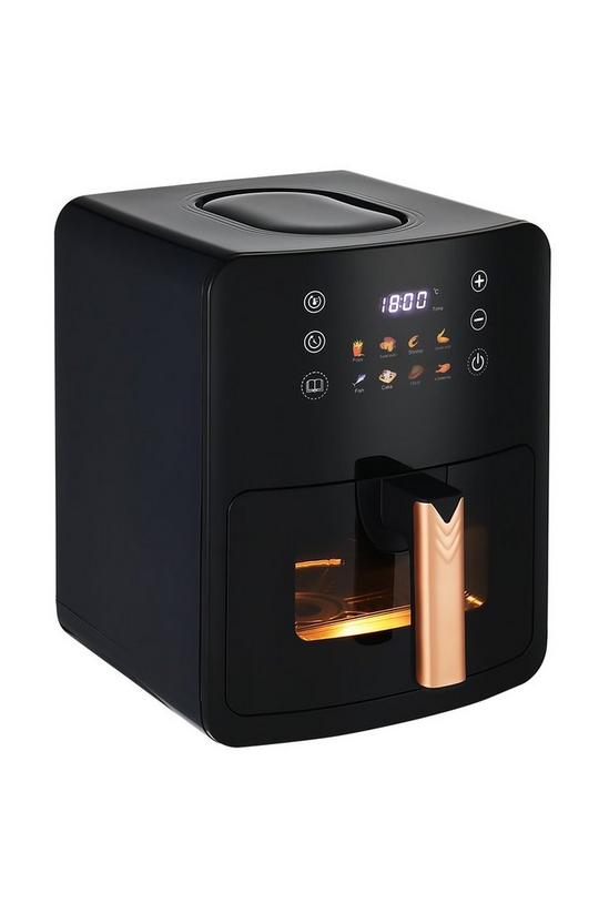 Living and Home 5L Black Digital Air Fryer with Visual Window 4