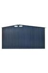 Living and Home Garden Metal Storage Shed with Log Storage thumbnail 4