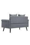Living and Home 2 Seater Upholstered Sofa Fabric Armchair Loveseat thumbnail 4