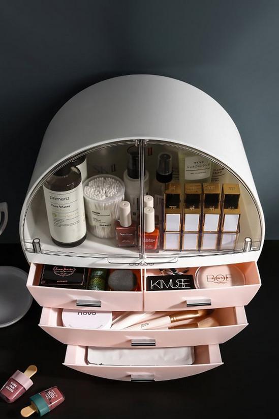 Living and Home Women Jewelry Box Organizer Holder Cosmetic Case Makeup Brush Storage Drawer 3