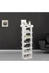 Living and Home 7 Tiers Shoe Rack Organizer Storage Stand Shelf Space Saving White thumbnail 3