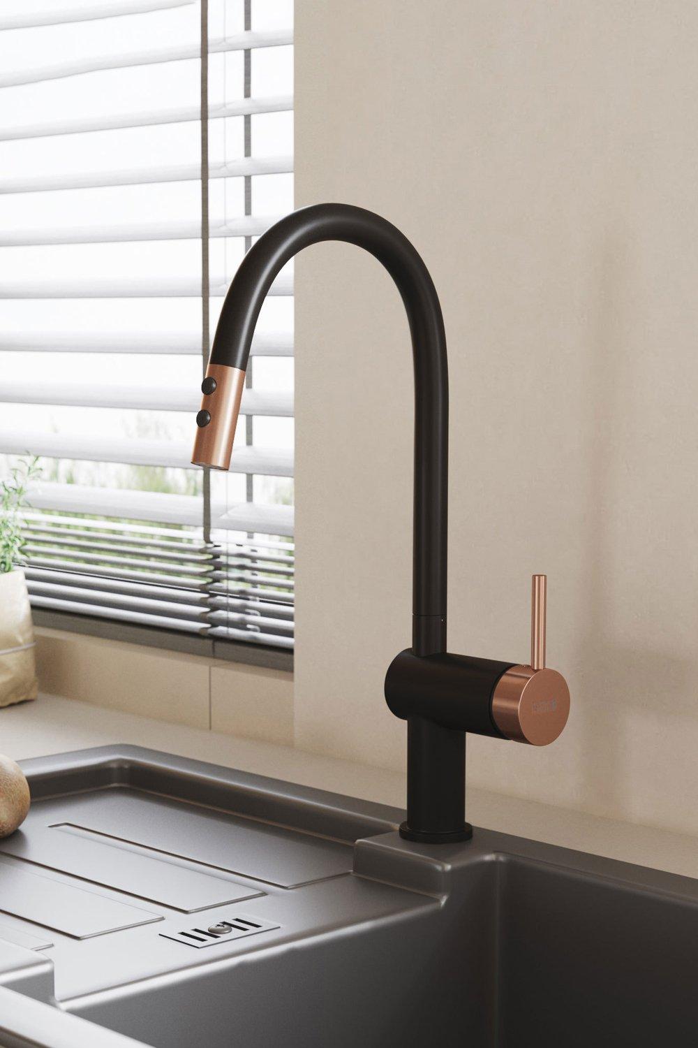 Pull Out Single Lever Mono Kitchen Faucet