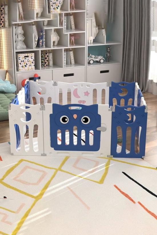 Living and Home Foldable Baby Kid Playpen 12 Panel Safety Play Yard Home Activity Center 1