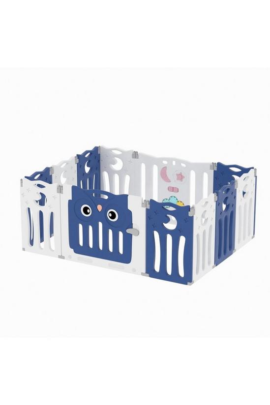 Living and Home Foldable Baby Kid Playpen 12 Panel Safety Play Yard Home Activity Center 5