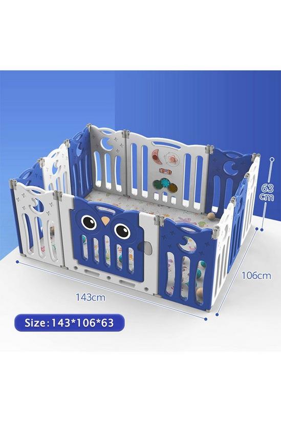 Living and Home Foldable Baby Kid Playpen 12 Panel Safety Play Yard Home Activity Center 6