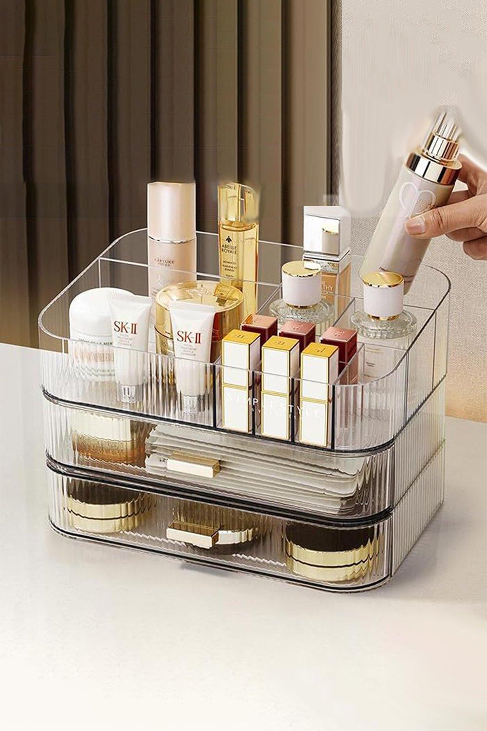 Clear Makeup Organizer Cosmetic Skin Care Storage