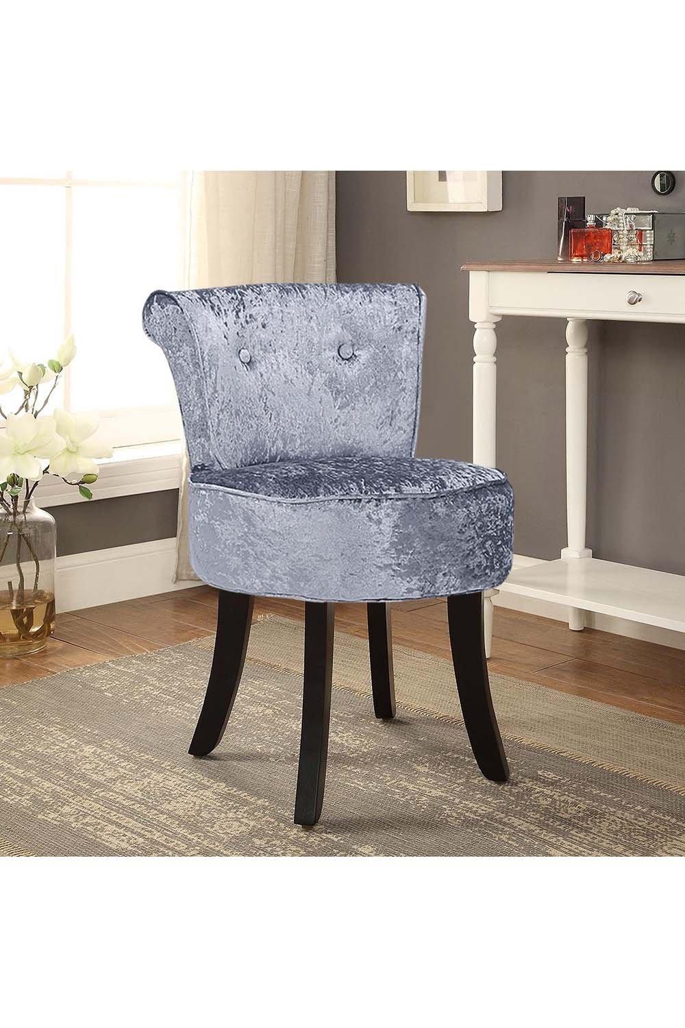 Sofas & Chairs | Modern Plush Upholstered Dressing Table Chair | Living and  Home