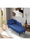 Living and Home Vintage Tufted Left Hand Chaise Lounge Chair thumbnail 6