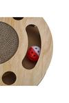 Living and Home Round Cat Scratcher with Ball Toy thumbnail 3