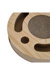 Living and Home Round Cat Scratcher with Ball Toy thumbnail 5