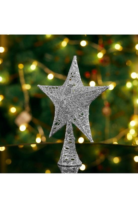 Living and Home Christmas Tree Topper Star Ornament Home Decor 3