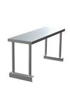 Living and Home Stainless Steel Catering Table Top Bench Over Shelf Kitchen Worktop Commercial thumbnail 4