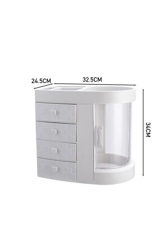 Living and Home Four Drawers Desktop Makeup Cosmetic Organizer 6