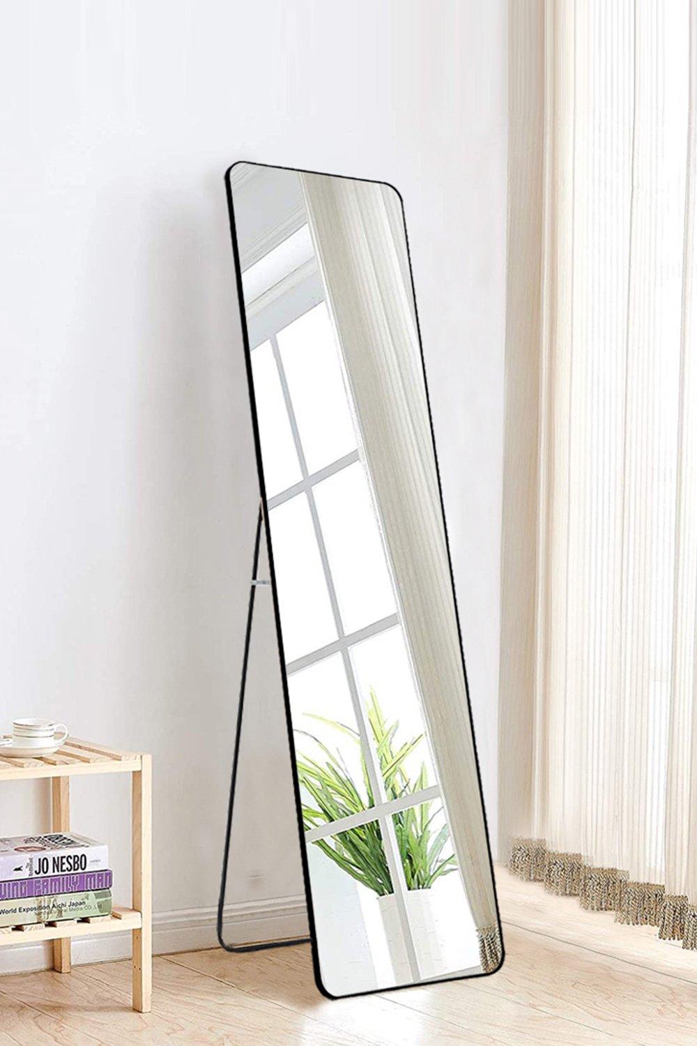 Rectangular Metal Frame Full Length Mirror