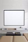 Living and Home 100" Manual Wall/Ceiling Mounted Projector Screen thumbnail 1