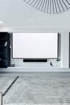 Living and Home 100" Manual Wall/Ceiling Mounted Projector Screen thumbnail 3