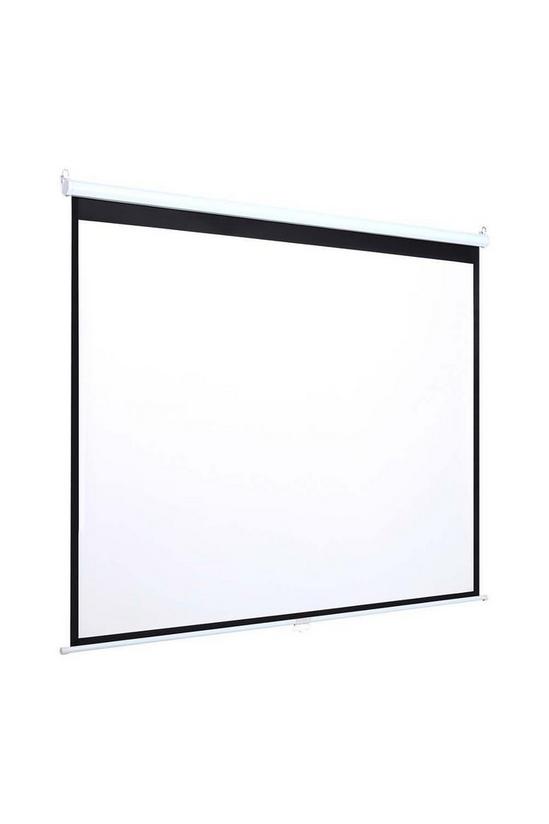 Living and Home 100" Manual Wall/Ceiling Mounted Projector Screen 5