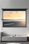 Living and Home 100" Electric Projector Screen with Remote Control thumbnail 1