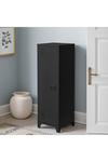 Living and Home Office Metal Tall Storage Filing Cabinet Single Door 3 Layer Locker thumbnail 1