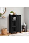 Living and Home Office Metal Tall Storage Filing Cabinet Single Door 3 Layer Locker thumbnail 2