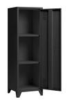 Living and Home Office Metal Tall Storage Filing Cabinet Single Door 3 Layer Locker thumbnail 5