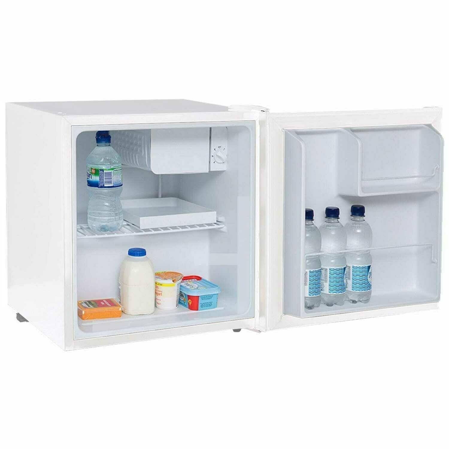 49L Mini Fridge With Ice Box In White, Beer & Drinks Cooler TT01WH