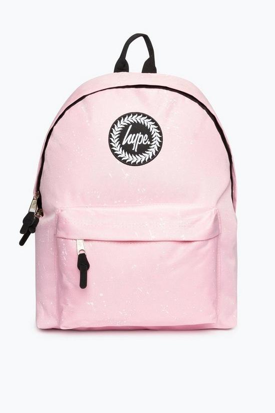 Hype Baby Pink With White Speckle Backpack 1