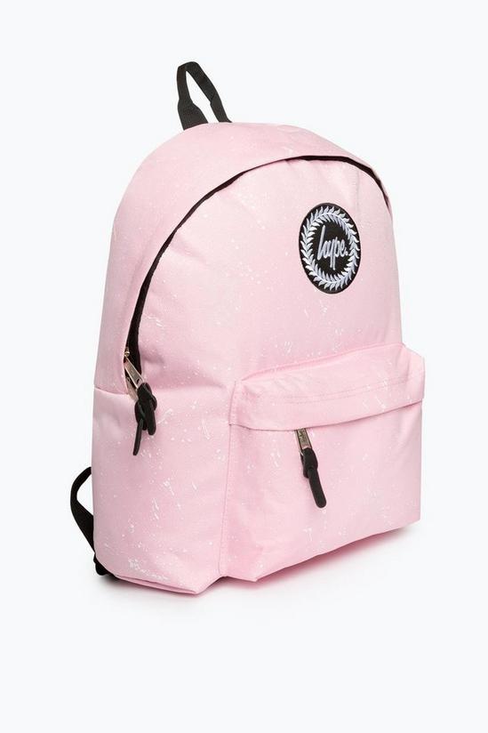 Hype Baby Pink With White Speckle Backpack 2