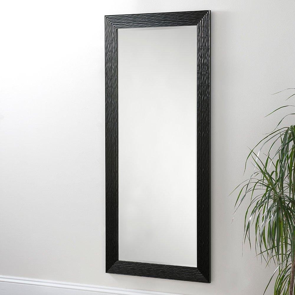 Wave Gloss Black Full length mirror 170x79cm