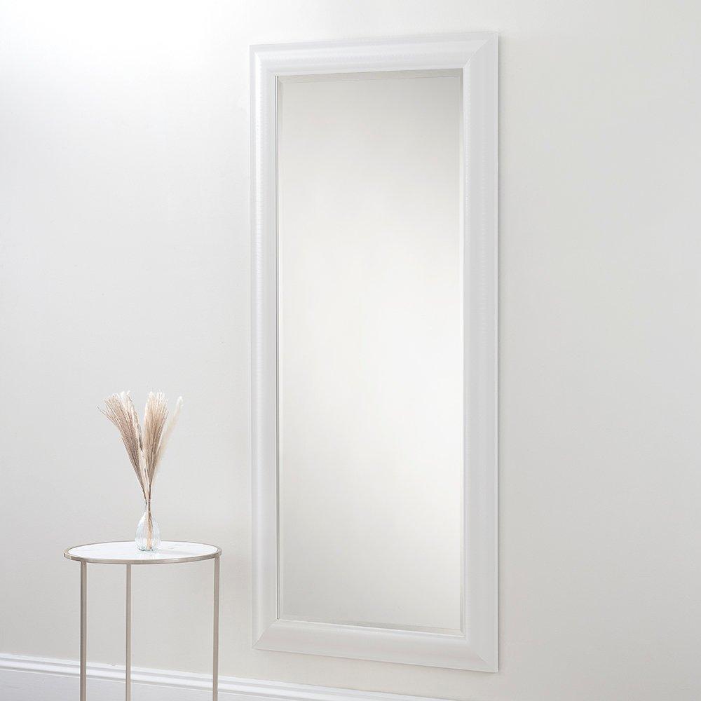 Textured White Full length mirror 170x79cm