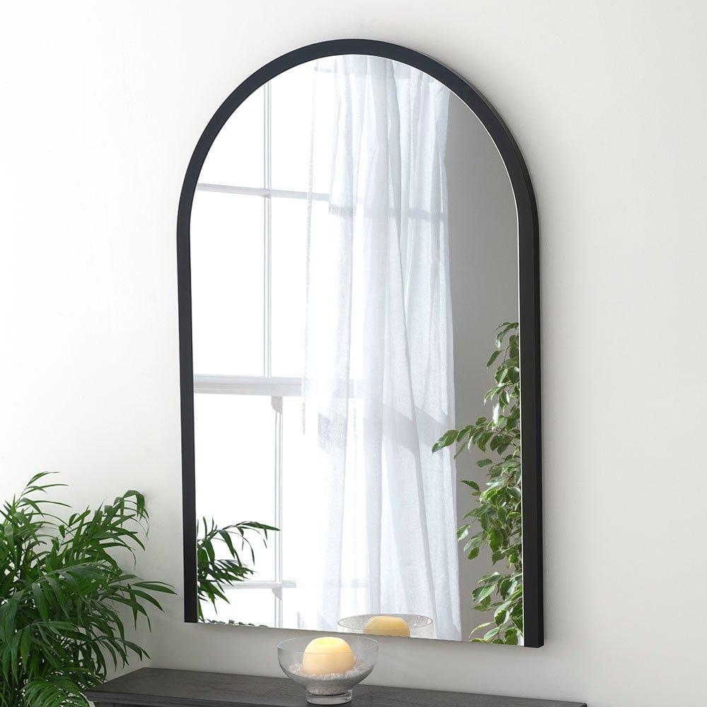 Endless Arch Wall Mirror Black 120(h)x80cm(w)