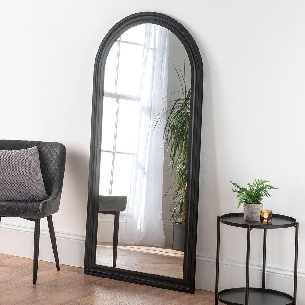 Boho Floor Arch Mirror Black 170(h) x 80cm(w)