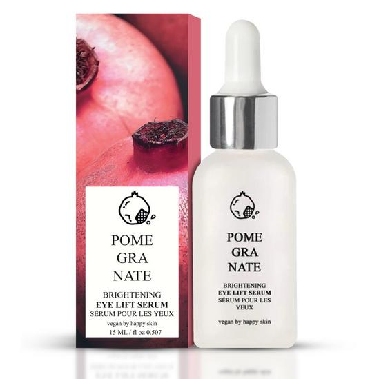 VEGAN by happy skin Pomegranate Brightening Eye Lift Serum 15ml 1