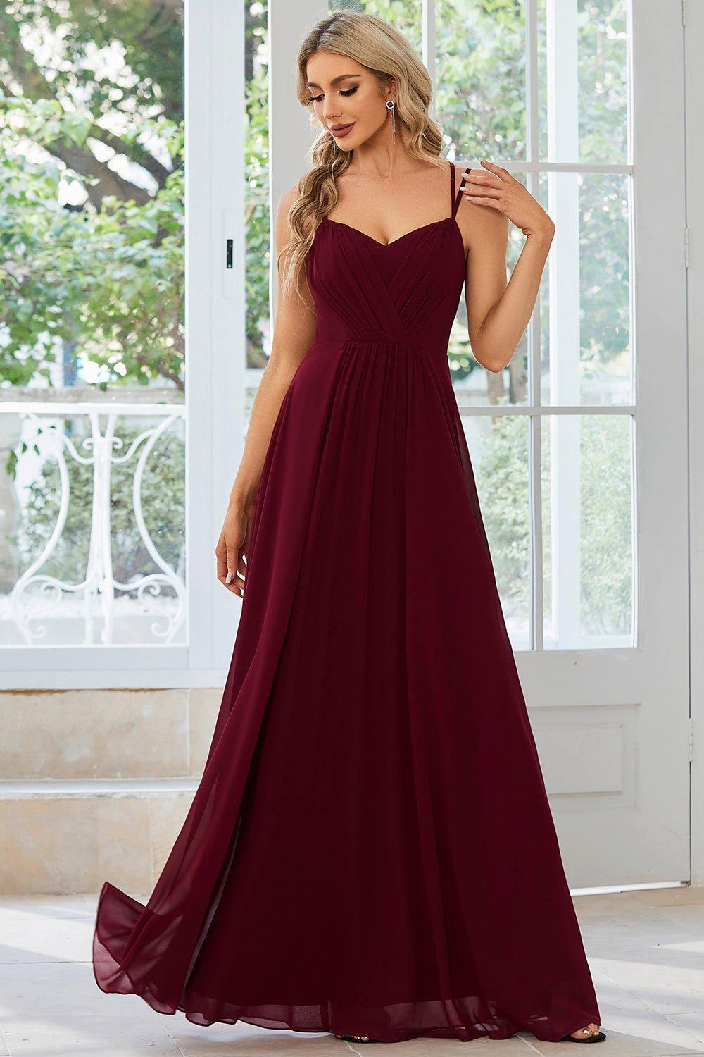 burgundy multiway dress