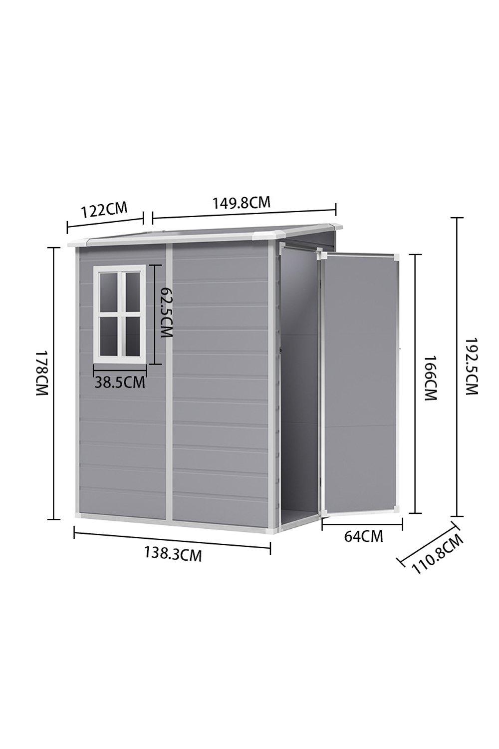 Garden Storage Outdoor Plastic Storage Shed Living and Home