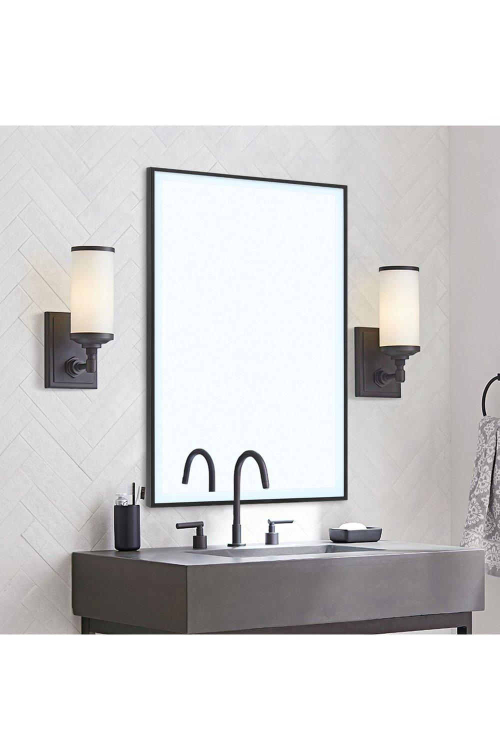 50cm x 70cm Rectangular Anti-fog Bathroom Vanity Mirror Touch Sensor