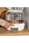 Living and Home 6-Gird Round Cereal Dispenser Organizer for Kitchen thumbnail 3