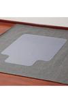 Living and Home PVC Plastic Clear Non-Slip Office Chair Desk Mat Floor Carpet Floor Protector thumbnail 2