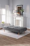 Living and Home Grey Pull Out Sleeper Sofa Bed thumbnail 2