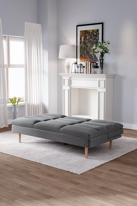 Living and Home Grey Pull Out Sleeper Sofa Bed 2